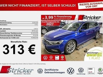 Usata VW Passat R-line 200 CV (147 kW) 2021 Blu Station wagon