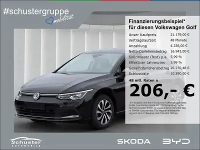Gebraucht VW Golf VIII Active 150 PS (110 kW) 2023 Schwarz Limousine