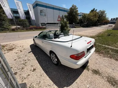 Gebraucht Mercedes CLK320 218 PS (160 kW) 2001 Weiß Cabrio
