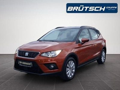 "eclipse" orange / dach schwarz metallic Gebraucht 2018 Seat Arona Style SUV | 14.480 € (Fairer Preis)