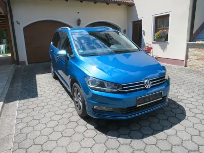 Gebraucht VW Touran Sound 150 PS (110 kW) 2017 Blau Van / Kleinbus