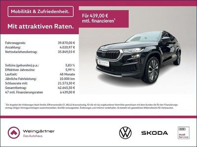 Gebraucht Skoda Kodiaq Ambition 150 PS (110 kW) 2023 Schwarz SUV
