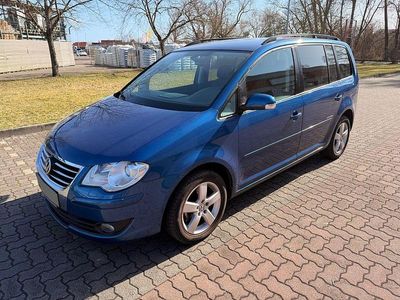 Gebraucht VW Touran United 140 PS (102 kW) 2008 Blau Van / Kleinbus