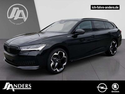 Neu Skoda Superb SportLine 150 PS (110 kW) 2025 Ebony schwarz Kombi