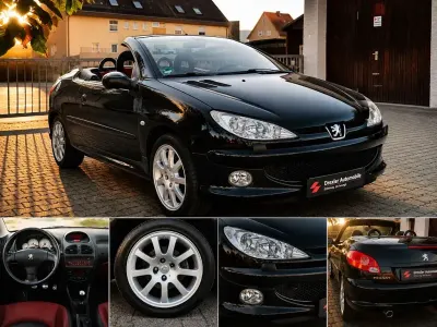 Gebraucht Peugeot 206 CC Platinum 109 PS (80 kW) 2007 Schwarz Cabrio