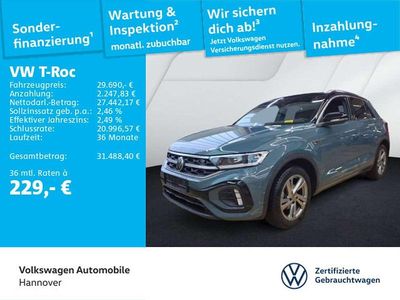 Gebraucht VW T-Roc R-line 150 PS (110 kW) 2025 Blau SUV