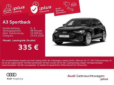 Gebraucht Audi A3 S-Line 150 PS (110 kW) 2025 Mythosschwarz metallic Limousine