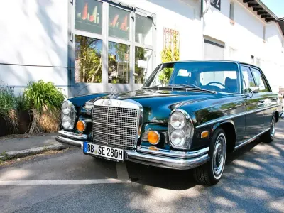 Brugt Mercedes W108 SE 197 HK (144 kW) 1972 Grøn Sedan