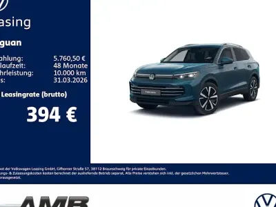 Nowe VW Tiguan Elegance 150 KM (110 kW) 2025 Niebieski SUV