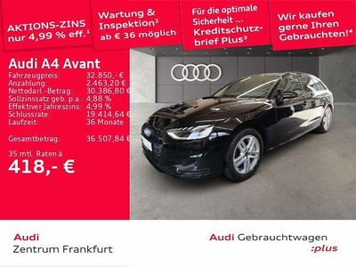 Gebraucht Audi A4 Ambiente 265 PS (194 kW) 2022 Mythosschwarz metallic Kombi