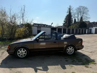 Gebraucht Ford Escort Cabriolet 105 PS (77 kW) 1984 Braun Cabrio