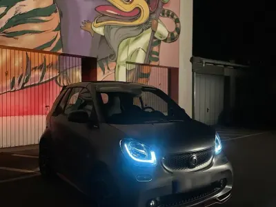 Occasion Smart ForTwo Cabrio Brabus 90 ch (66 kW) 2018 Gris Cabriolet