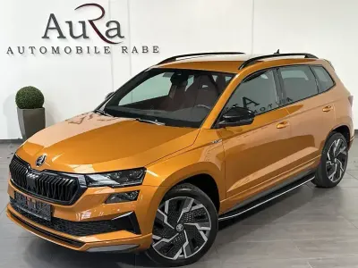 Usata Skoda Karoq SportLine 190 CV (139 kW) 2022 Arancione SUV