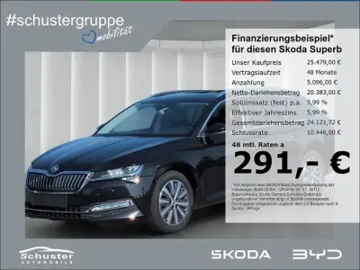 Gebraucht Skoda Superb Premium Edition 200 PS (147 kW) 2021 Schwarz Kombi