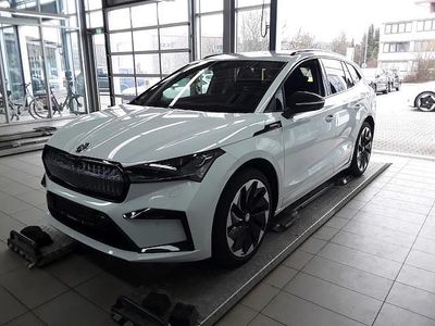 Gebraucht Skoda Enyaq iV SportLine 194 kW (265 PS) 2023 Moonweiß perleffekt SUV