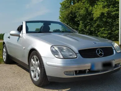Gebraucht Mercedes SLK200 136 PS (100 kW) 1998 Silber Cabrio