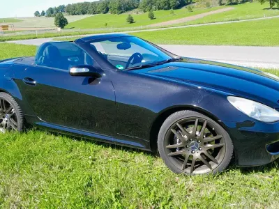 Gebraucht Mercedes SLK200 Sport Edition 163 PS (119 kW) 2007 Schwarz Cabrio