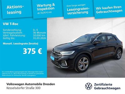 Gebraucht VW T-Roc R-line 150 PS (110 kW) 2025 Schwarz SUV