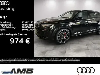 Neu Audi Q7 S-Line 286 PS (210 kW) 2026 Schwarz SUV