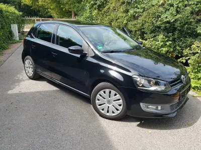 Gebraucht VW Polo Trendline 60 PS (44 kW) 2010 Schwarz Kleinwagen