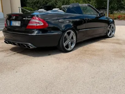 Gebraucht Mercedes CLK500 306 PS (225 kW) 2004 Schwarz Cabrio