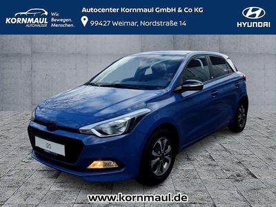 Gebraucht Hyundai i20 Passion 84 PS (61 kW) 2018 Morning blue / sol Limousine