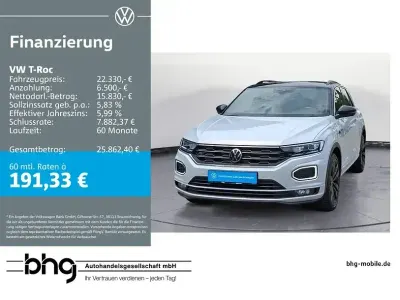 Gebraucht VW T-Roc Sport 150 PS (110 kW) 2021 White silver metallic/schwarz SUV