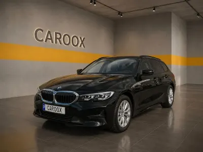 Gebraucht BMW 318 Advantage 150 PS (110 kW) 2022 Schwarz ii/bonnet fluid black Kombi