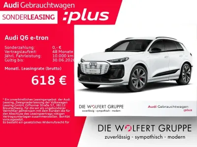 Gebraucht Audi Q6 e-tron Ambiente 284 kW (387 PS) 2025 Gletscherweiß metallic SUV