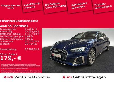 Gebraucht Audi S5 Sportback Ambiente 341 PS (250 kW) 2023 Navarrablau metallic Kleinwagen