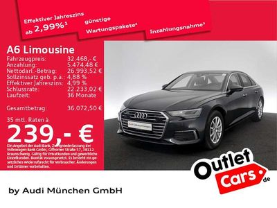 Usata Audi A6 Design 245 CV (180 kW) 2022 Grigio Berlina