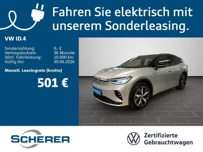 Gebraucht VW ID.4 GTX 250 kW (340 PS) 2025 Scale silver metallic schwarz (metallic) SUV
