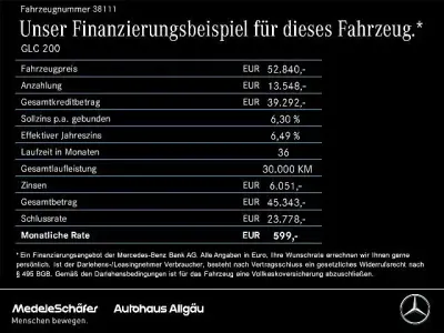 Gebraucht Mercedes GLC200 AMG 204 PS (150 kW) 2025 Blau SUV