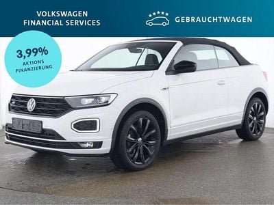 Gebraucht VW T-Roc Cabriolet R-line 150 PS (110 kW) 2021 Weiß Cabrio