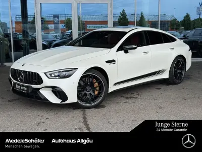 Gebraucht Mercedes AMG GT 63 AMG 639 PS (469 kW) 2023 Manufaktur kaschmirweiß magno (metallic) Coupé