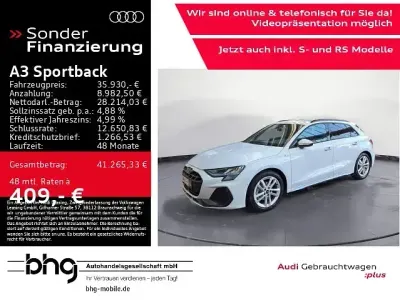 Gebraucht Audi A3 S-Line 150 PS (110 kW) 2025 Gletscherweiß metallic Limousine