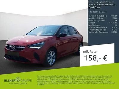 Usata Opel Corsa Elegance 101 CV (74 kW) 2021 Rosso Utilitaria