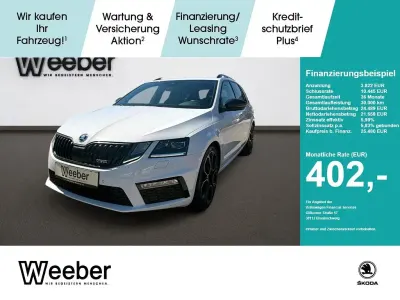Gebraucht Skoda Octavia RS 245 PS (180 kW) 2020 Moonweiß perleffekt Kombi