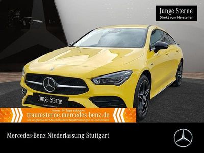 Gebraucht Mercedes CLA250e Shooting Brake AMG 160 PS (117 kW) 2021 Gelb Kombi