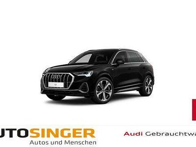 Mythosschwarz metallic Gebraucht 2024 Audi Q3 S-Line SUV | 47.880 € (Teuer)