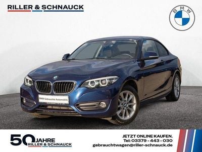 Gebraucht BMW 218 Sport Line 136 PS (100 kW) 2018 Blau Coupé