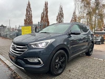 Gebraucht Hyundai Santa Fe Premium 200 PS (147 kW) 2017 Blau SUV