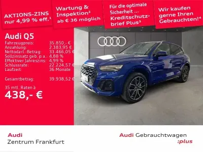 Brugt Audi Q5 S-Line 367 HK (269 kW) 2022 Blå SUV