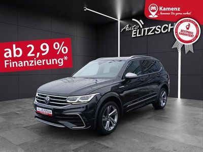 Gebraucht VW Tiguan Allspace R-line 200 PS (147 kW) 2022 Deep black perleffekt SUV