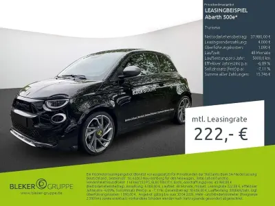 Nowe Abarth 500e Turismo 114 kW (155 KM) 2026 Czarny Hatchback