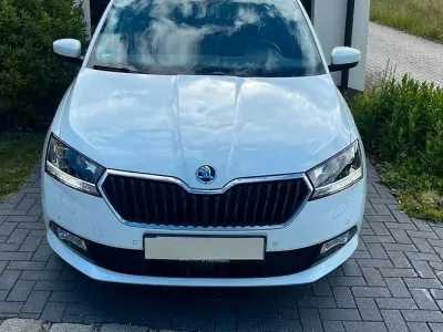 Gebraucht Skoda Fabia Clever 75 PS (55 kW) 2019 Weiß Kleinwagen