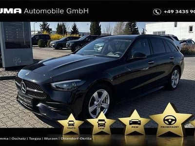 Gebraucht Mercedes C300e AMG 204 PS (150 kW) 2023 Lack obsidianschwarz Kombi
