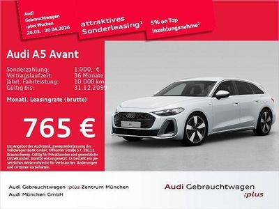 Gebraucht Audi A5 Ambiente 299 PS (219 kW) 2025 Gletscherweiß metallic Kombi