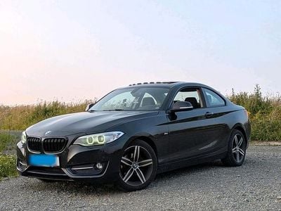Gebraucht BMW 218 Sport Line 150 PS (110 kW) 2017 Schwarz Coupé