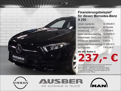 Gebraucht Mercedes A250 Edition 218 PS (160 kW) 2020 Schwarz Limousine